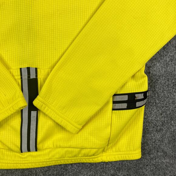 De Marchi Full Zip Cycling Jacket Men's M Yellow Lightweight Performance - Picture 11 of 12